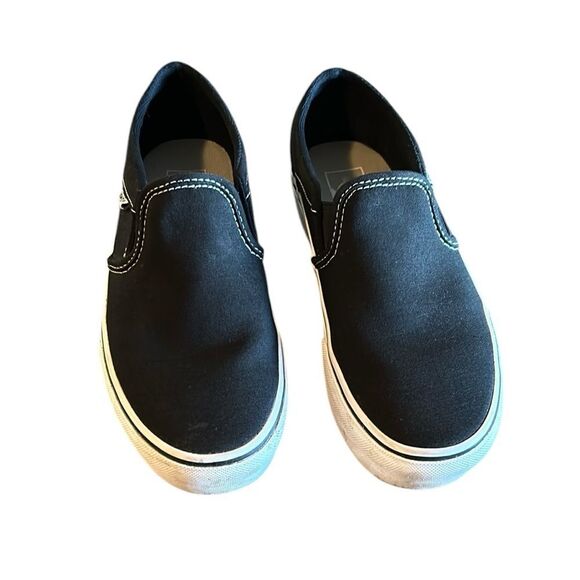 Vans Classic Slip-On Black Stackform Sneakers - Picture 1 of 7